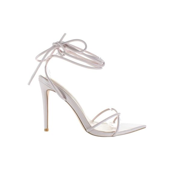 Genshuo Shoes - Genshuo Womens Tan Ankle Strap Heels Size 8 Medium (B, M)